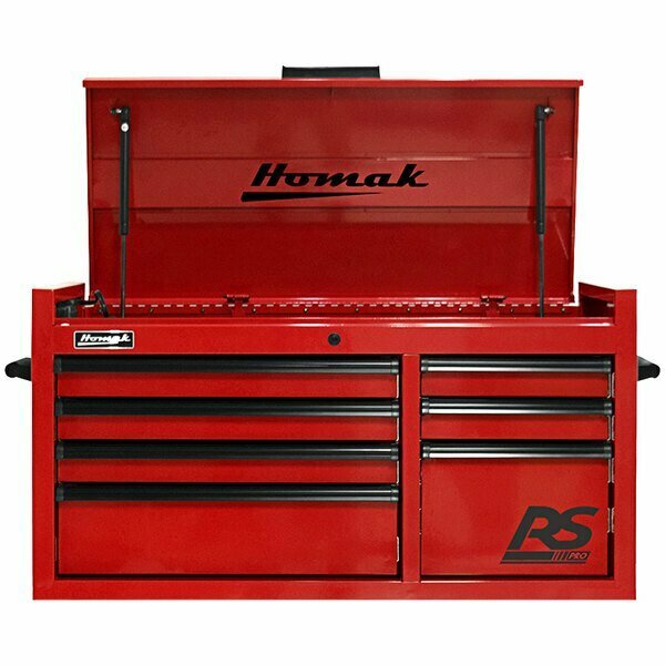 Homak RS Pro 41'' Red 7-Drawer Top Chest RD02004173 571RD02004173